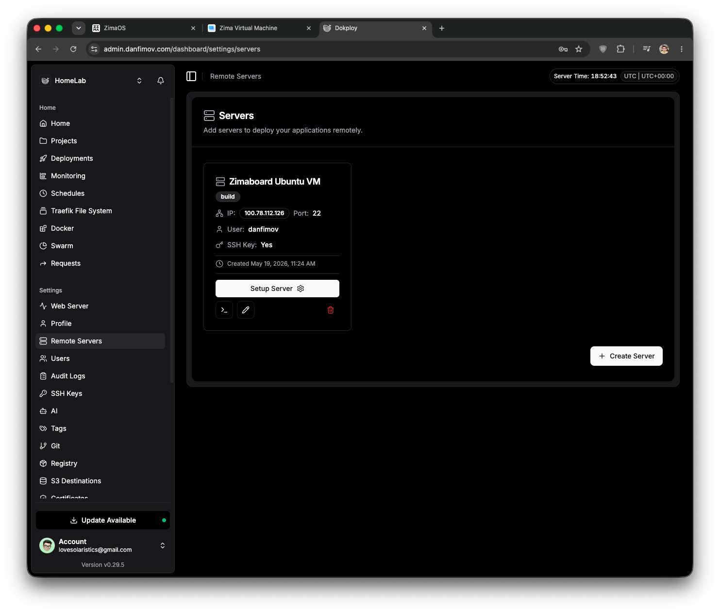 dockploy build server
