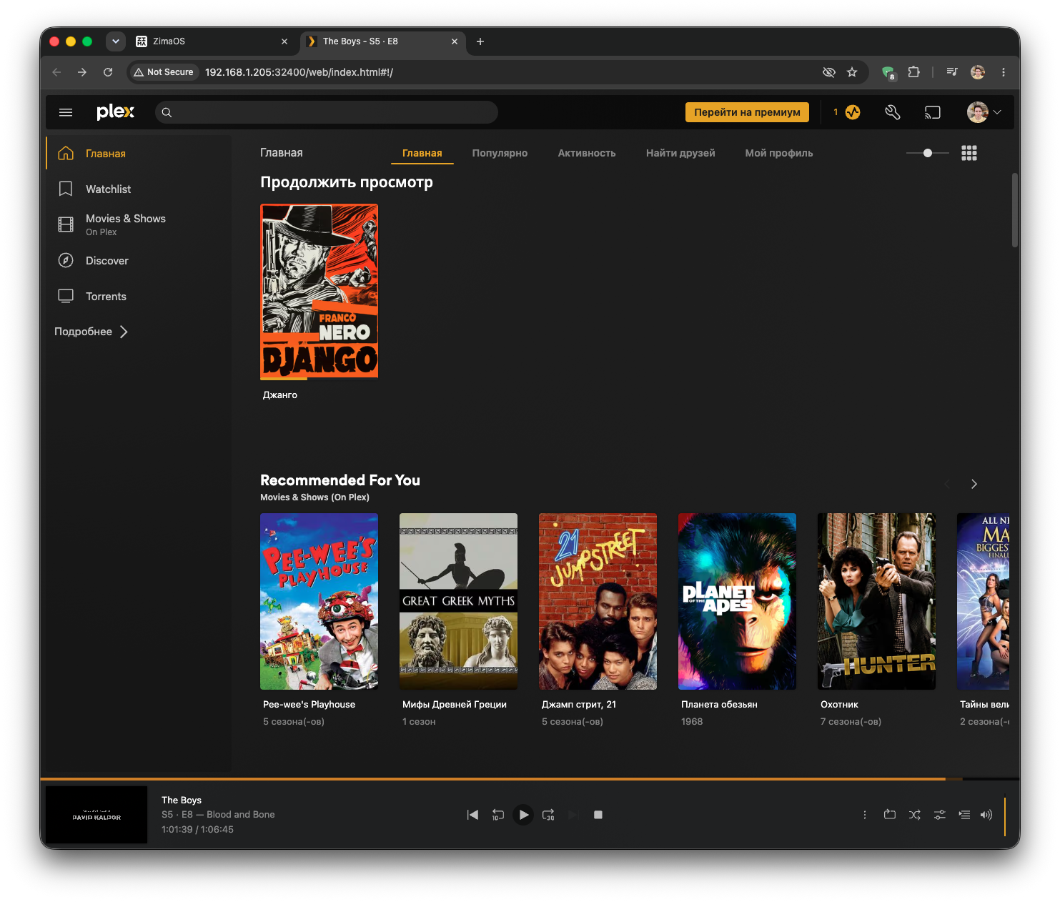 plex interface